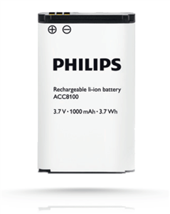 Philips ACC8100 Rechargeable Battery for DPM-8000, DPM-7000 & DPM-6000