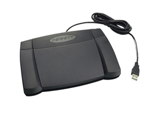 Infinity IN-USB-3 Transcription Foot Pedal IN-USB-3