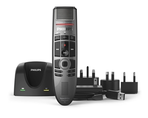 Philips SMP4000 SpeechMike Premium Air Wireless dictation microphone