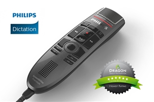 Philips SMP3700 SpeechMike Premium Touch dictation microphone